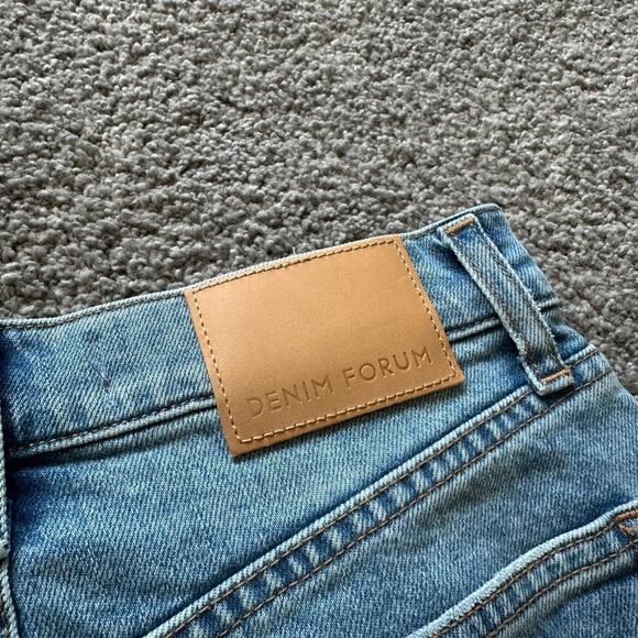 Denim Forum The 90s Halle Stretch Denim Skirt - Picture 5 of 6